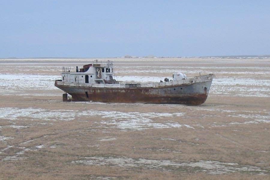 Aral Sea Stranded Ship