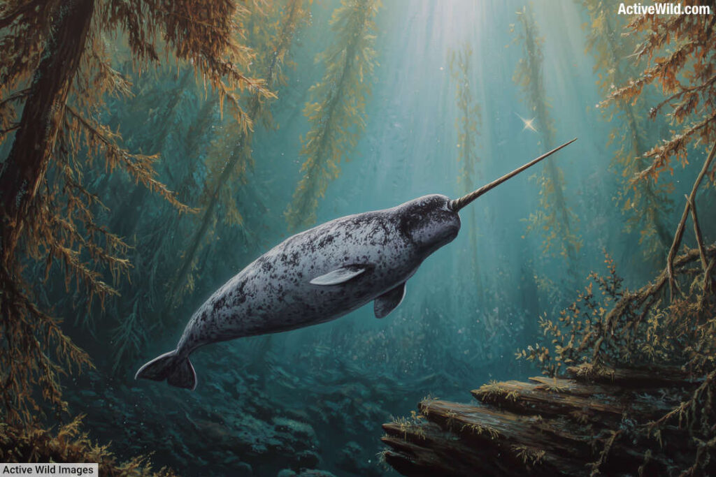 Narwhal Male Underwater
